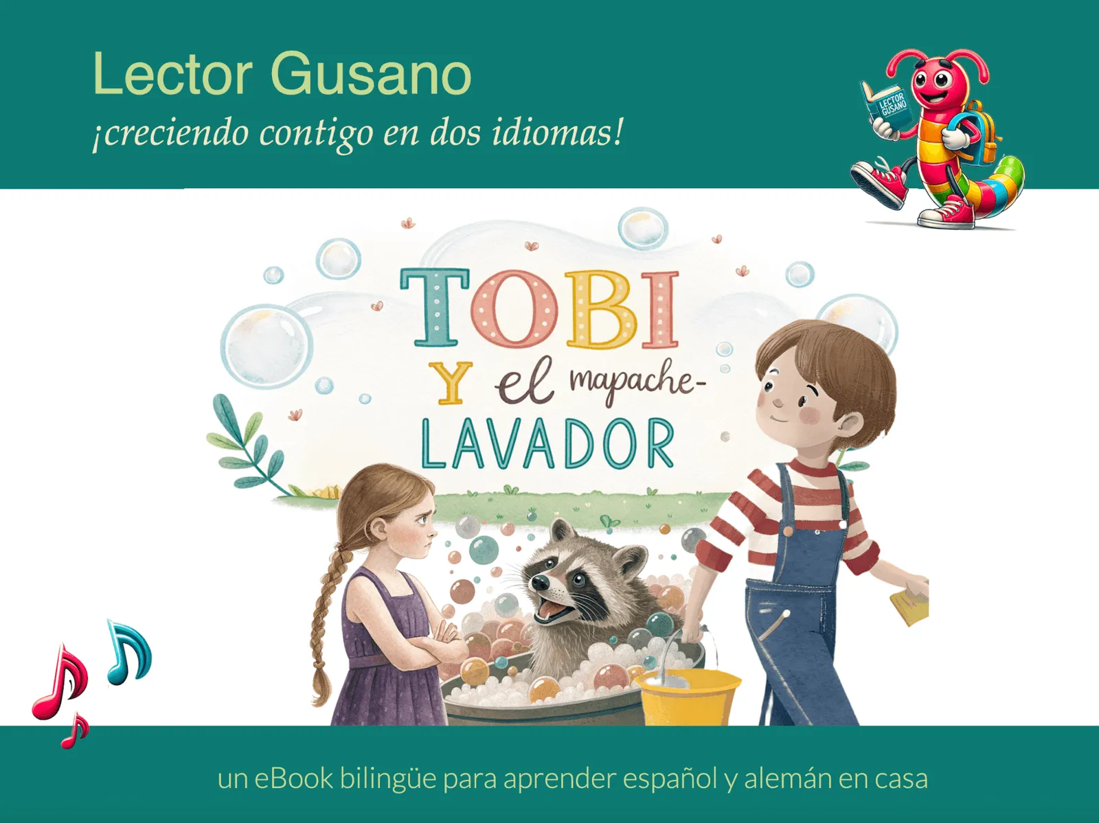 Portada de Tobi y el Mapache-Lavador